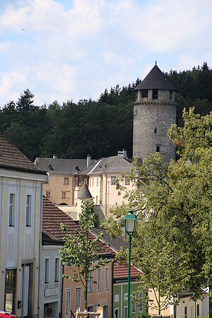 Litschau, Altes Schloss, Bergfried des 13. Jahrhunderts